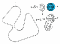 OEM 2014 Jeep Grand Cherokee IDLER Diagram - 68459077AA