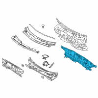 OEM 2019 Ford Explorer Dash Panel Diagram - BB5Z-7801610-A