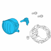 OEM Scion xA Fog Lamp Diagram - 81220-0D042