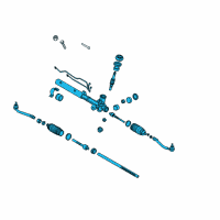 OEM Kia Forte Gear & Linkage Assembly Diagram - 577001M800