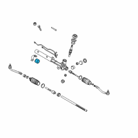 OEM Kia Forte Rubber-Steering Gear Diagram - 577891M000