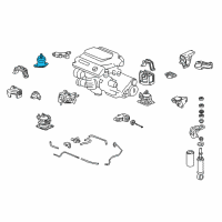 OEM 2008 Acura TL Rubber Assembly Diagram - 50820-SEP-A12