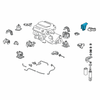 OEM 2006 Acura TL Bracket, Rear Engine Mounting (Mt) Diagram - 50610-SEP-A10