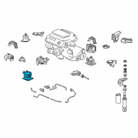 OEM Acura Rubber Assembly, Front Diagram - 50830-SEP-A13