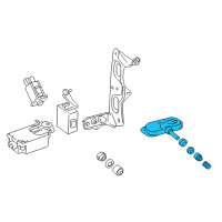 OEM 2015 Toyota Tundra Sensor Diagram - 42607-0C070