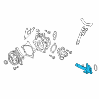 OEM 2019 Chevrolet Volt Water Outlet Diagram - 12667451