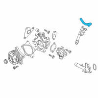 OEM Chevrolet Volt Inlet Hose Diagram - 12645612