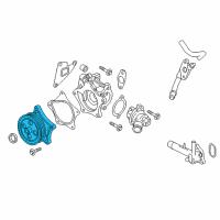 OEM 2018 Chevrolet Volt Water Pump Diagram - 12681167