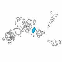 OEM 2019 Chevrolet Volt Thermostat Unit Gasket Diagram - 12649163