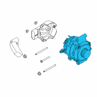 OEM 2013 Ford Transit Connect Alternator Diagram - 8S4Z-10346-A