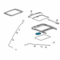 OEM 2012 Cadillac SRX Motor Diagram - 22762630