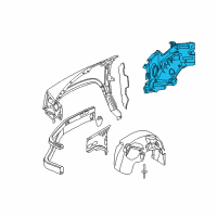 OEM 2010 Dodge Dakota Tray-Component Diagram - 55359710AF