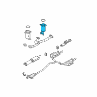 OEM 2010 Ford Fusion Catalytic Converter Diagram - AE5Z-5E212-E