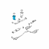 OEM 2010 Ford Fusion Catalytic Converter Diagram - AE5Z-5E213-B