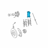 OEM 2014 Chrysler Town & Country Adapter-Disc Brake CALIPER Diagram - 68144154AA