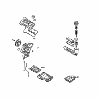 OEM Hyundai Santa Fe Oil Level Gauge Rod Assembly Diagram - 26611-3C200