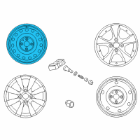 OEM 2017 Hyundai Accent Wheel Steel Diagram - 52910-1R005