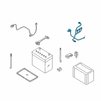 OEM 2000 Nissan Xterra Harness Assy-Engine Diagram - 24077-7Z205