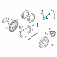 OEM Hyundai Venue Hose-Rear Wheel RH Diagram - 58738-K2000