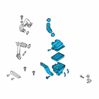 OEM 2018 Lincoln MKX Air Cleaner Assembly Diagram - F2GZ-9600-A