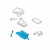 OEM 2013 Lincoln MKX Lower Tray Diagram - BT4Z-9A600-A