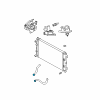 OEM 2003 Dodge Ram 3500 Clamp-Hose Diagram - 4401438