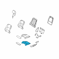 OEM 2008 BMW 328i Seat Upholstery Diagram - 52-10-7-139-701