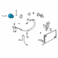 OEM GMC C3500 Compressor Assembly Diagram - 1136519