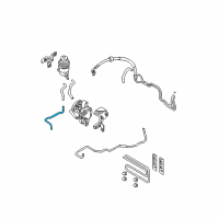 OEM 2007 Kia Sportage Pipe-Return Assembly Diagram - 575781F000