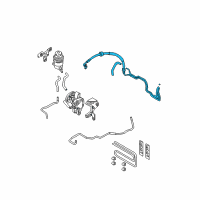 OEM Kia Sportage Hose Assembly-Power Steering Oil Pressure Diagram - 575101F001