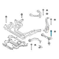 OEM BMW 740i Nut Diagram - 33-17-6-760-342