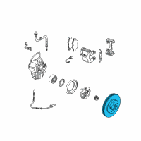 OEM BMW Z3 Brake Disc, Ventilated Diagram - 34-11-6-864-058