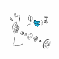 OEM 2002 BMW 330xi Left Front Brake Caliper Diagram - 34-11-6-765-881