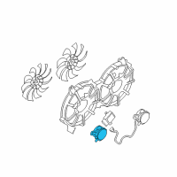 OEM 2011 Infiniti M56 Motor Assy-Fan Diagram - 21487-JF00B