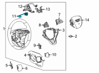 OEM Cadillac Module Diagram - 84874707