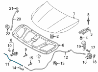 OEM Kia Sorento Pad U Diagram - 81190S9100