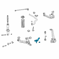 OEM Front Lower Left Suspension Ball Joint Assembly Diagram - 43340-39465