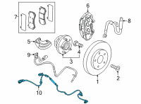 OEM 2022 Cadillac CT4 Wear Indicator Diagram - 85000936