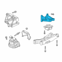 OEM 2016 Chrysler 300 Bracket-Transmission Mount Diagram - 68146569AB