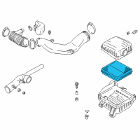 OEM 2002 Chevrolet Tracker Element, Air Cleaner Diagram - 30025009