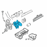 OEM 2010 GMC Sierra 2500 HD Cooler Asm, Engine Oil Diagram - 19210615