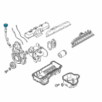 OEM Chevrolet Silverado Filler Cap Diagram - 97350955