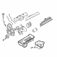 OEM 2009 GMC Savana 3500 Indicator Asm-Oil Level Diagram - 97365697