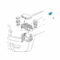 OEM 1995 Lexus SC400 Relay, Traction Control Or VSC Diagram - 89633-24010