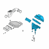 OEM 2020 Kia Sportage Air Cleaner Assembly Diagram - 28110D3300