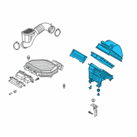 OEM 2017 Kia Sportage Air Cleaner Assembly Diagram - 28110D3300