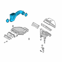 OEM Kia Sportage Hose Assembly-Air Intake Diagram - 28130D9100
