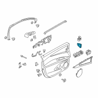 OEM Lincoln MKX Lock Switch Diagram - DA5Z-14028-AA