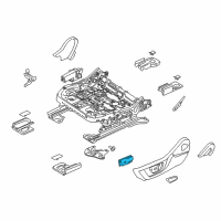 OEM Ford Mustang Adjuster Switch Diagram - FR3Z-14A701-A