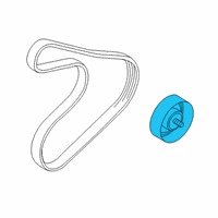 OEM Kia Idler-Drive Belt Diagram - 252862B010